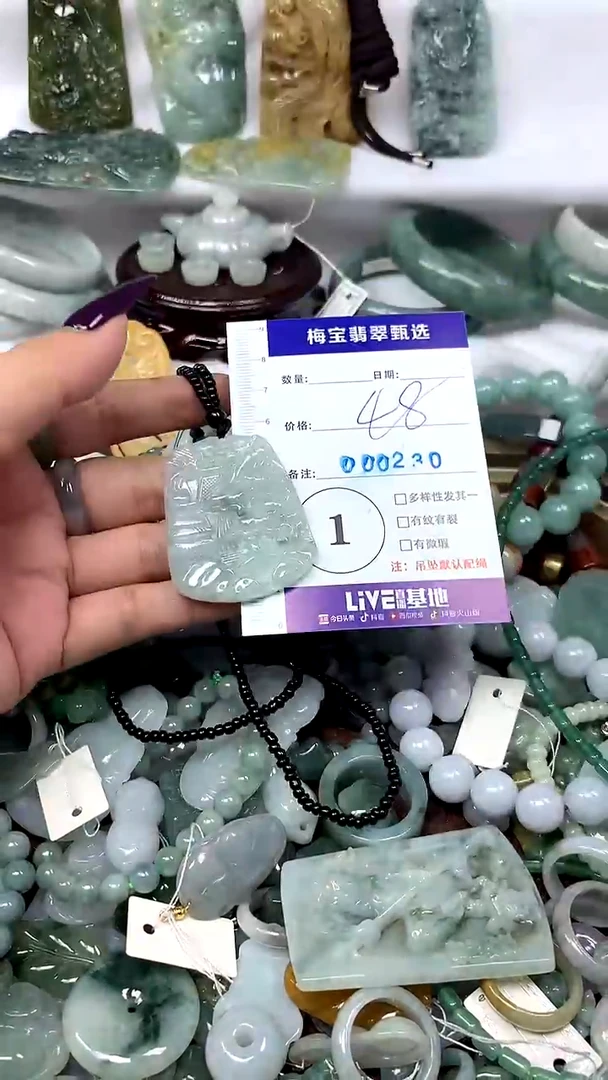 吊坠(不含链)未镶嵌翡翠1