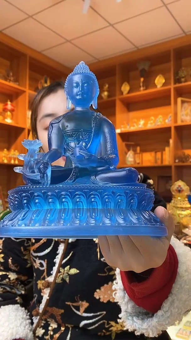 【闪购商品】泥塑药师-与实物略有差异介意者慎拍