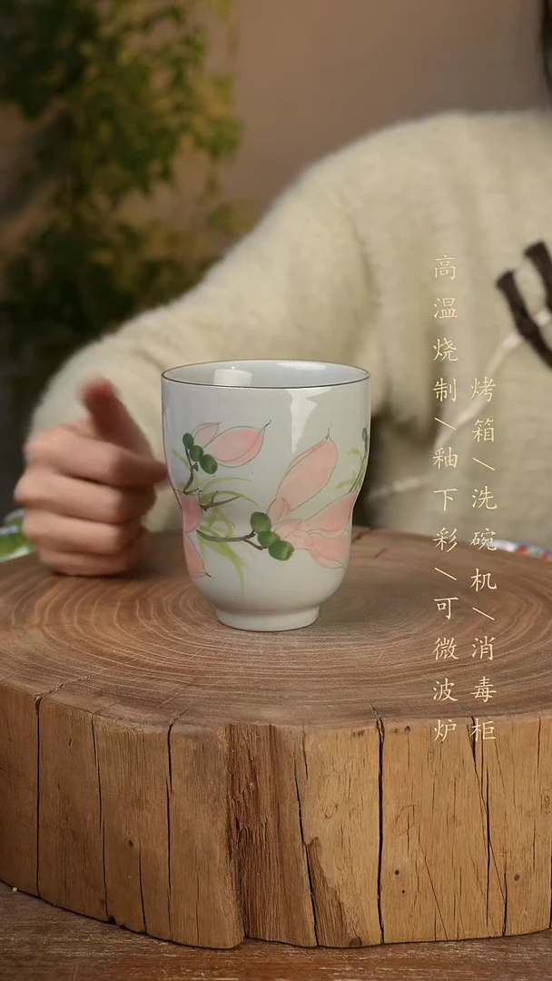 碗瓷景德镇手工手绘高温瓷釉下彩