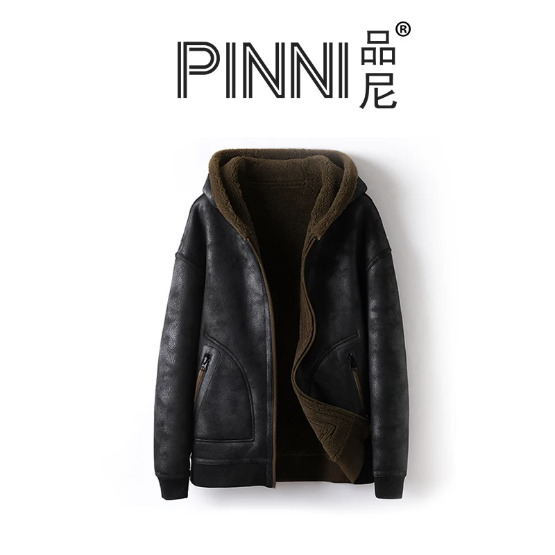 【PN339】 两面穿机车服外套加绒夹克冬季时尚男装时尚保暖