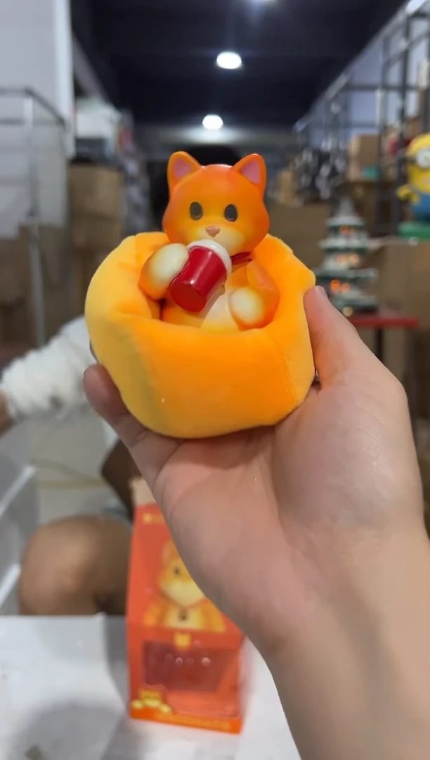 瓷片树脂玛奇朵原盒猛兽派对摆件盒子会坏