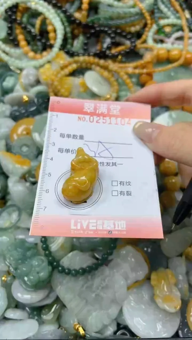 未镶嵌挂件翡翠闪购0251104