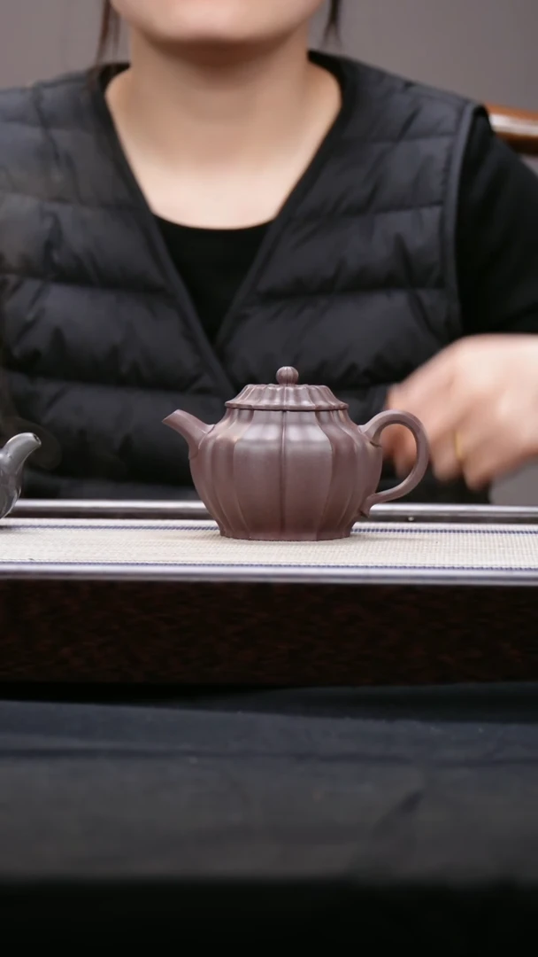 【闪购商品】紫砂茶壶筋纹宫灯