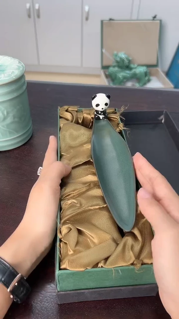 龙泉云间青瓷小米茶器