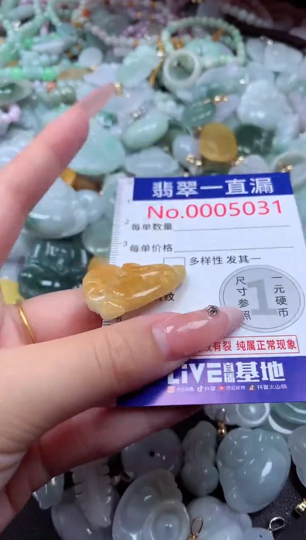 翡翠未镶嵌吊坠(不含链)5031