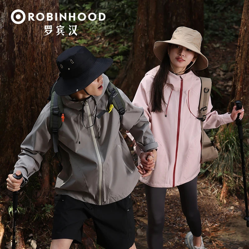 罗宾汉六防男女同款户外登山冲锋衣外套-R138W2021女士女款