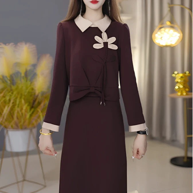 【套装定制】新品上新2025年两件套优雅时尚减龄收腰显瘦秋季新款