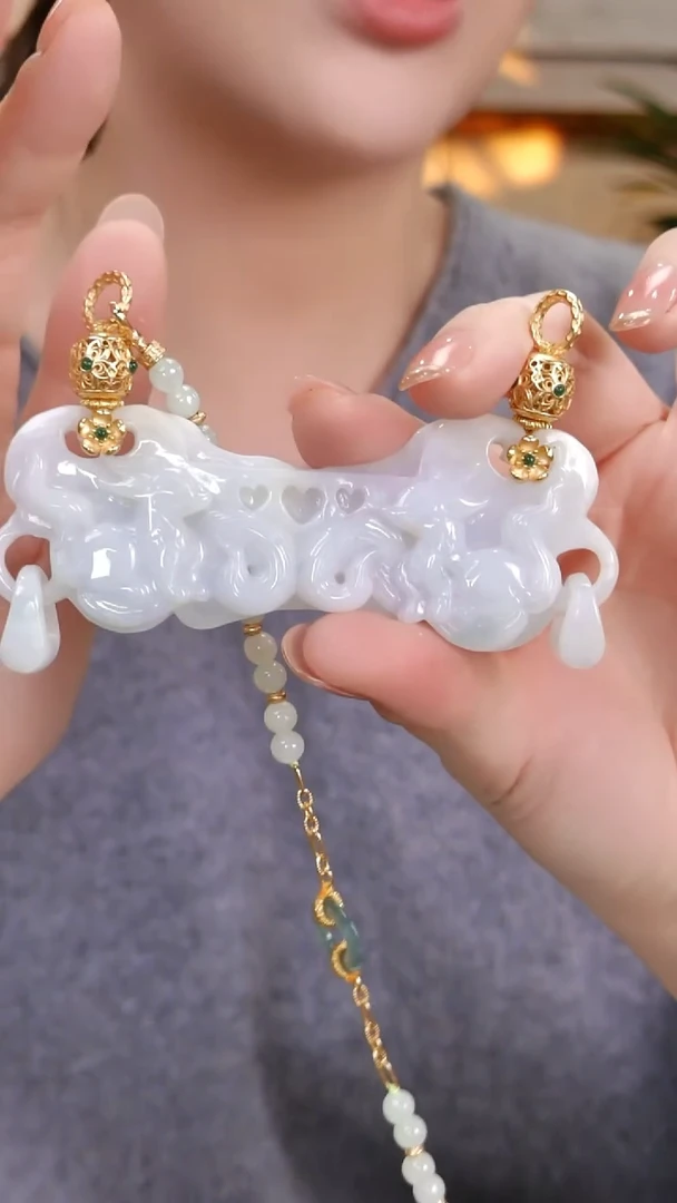 颈饰未镶嵌翡翠国风