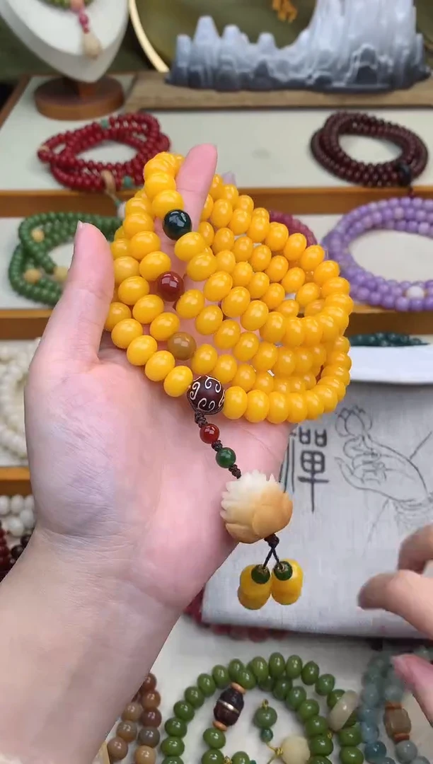 【闪购商品】白玉菩提手串黄菩提