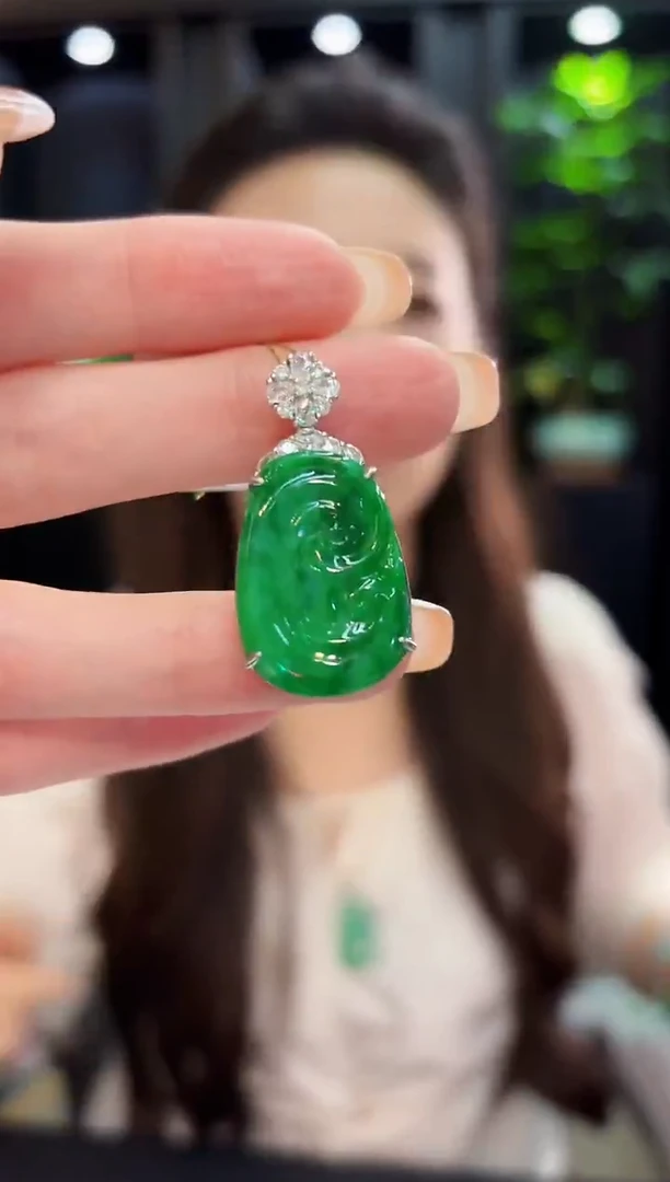 吊坠(不含链)未镶嵌翡翠 缅料A货/支持复检/一件