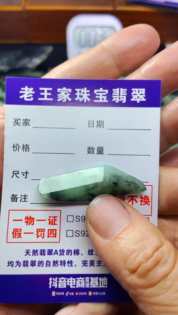 【闪购商品】翡翠颈饰未镶嵌料子