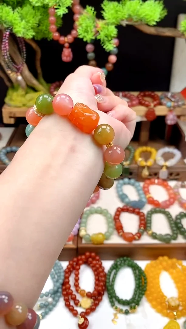 手饰玛瑙未镶嵌多宝貔貅