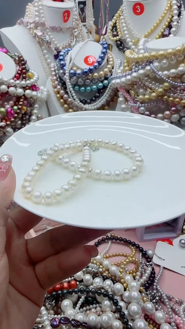 淡水珍珠未镶嵌颈饰1