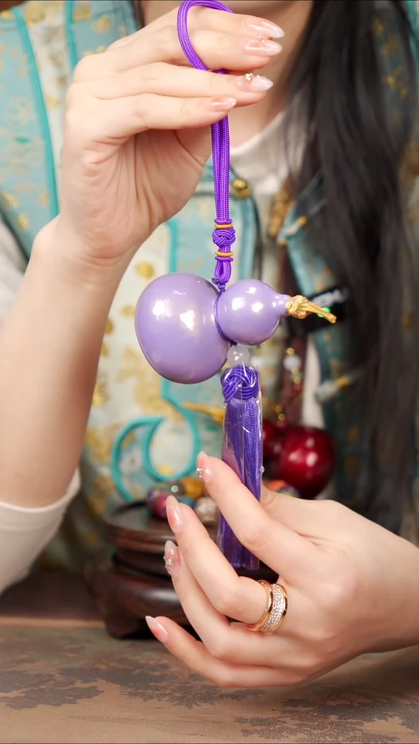 【闪购商品】152--易林漂漆车挂手捻葫芦-68