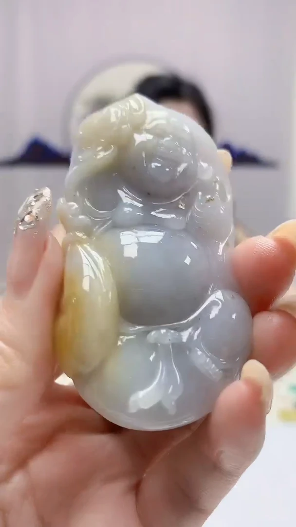 定制翡翠未镶嵌0405DD-毛货挂件23