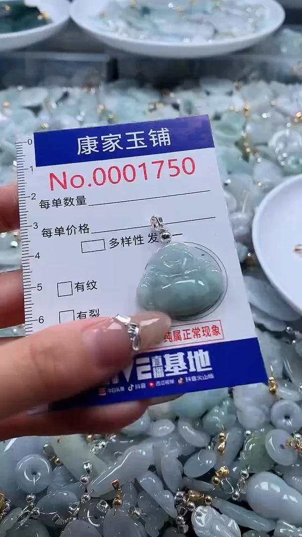 翡翠未镶嵌吊坠(不含链)1750