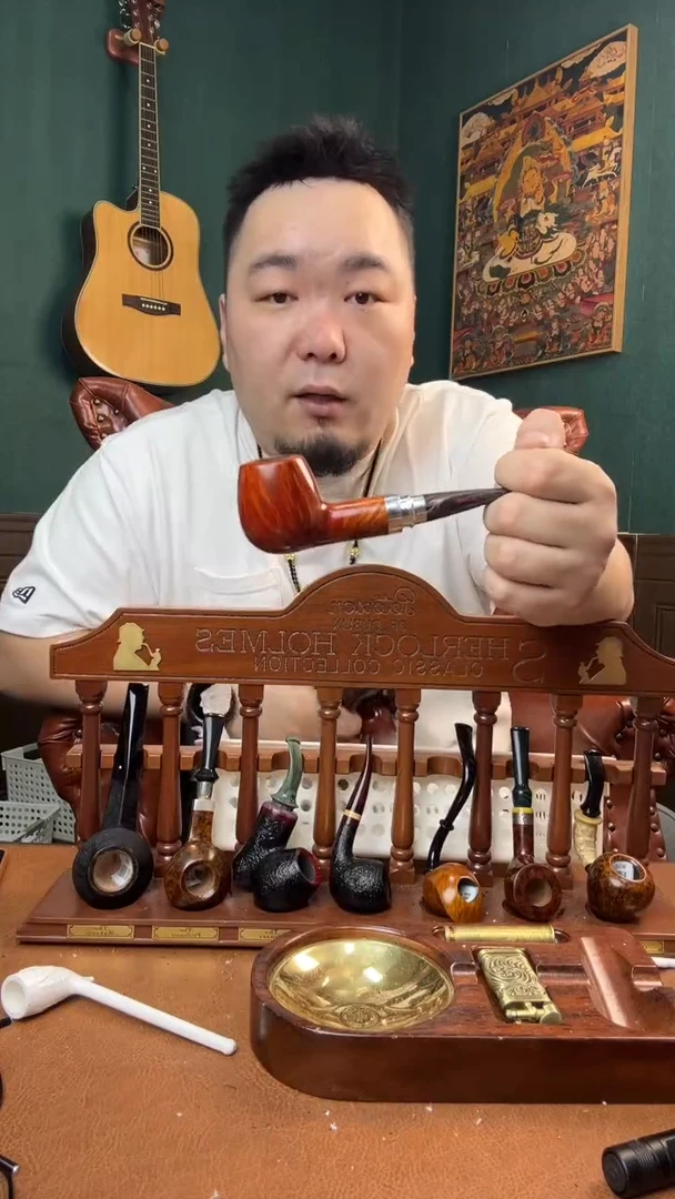石楠木木雕款意大利进口石楠木烟斗