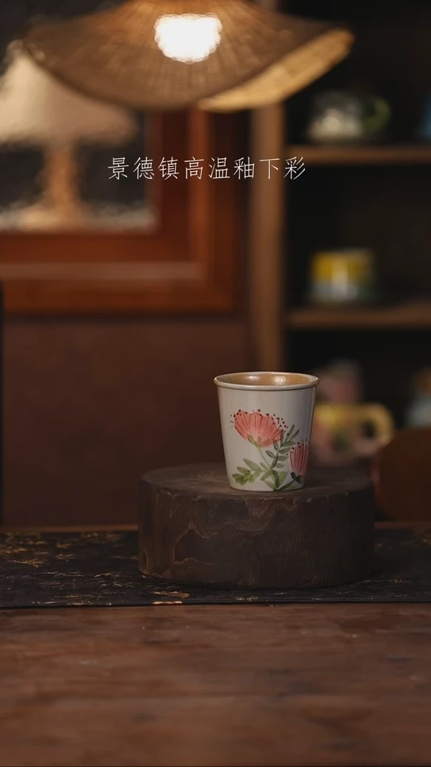 陶瓷景德镇高温釉下手绘陶瓷367