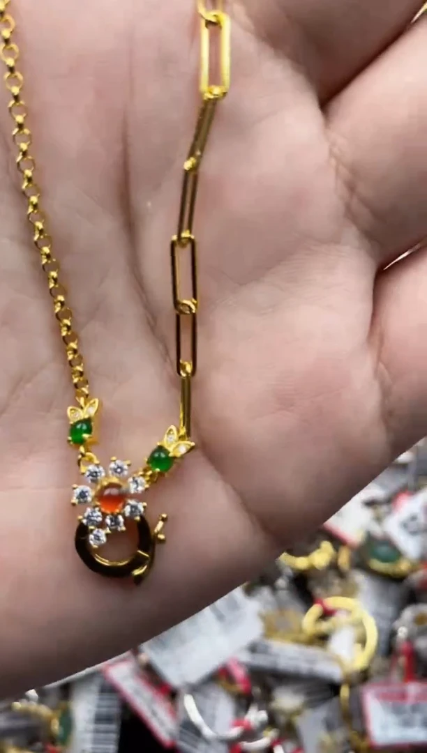 【闪购商品】翡翠戒指银S925镶嵌55555---6