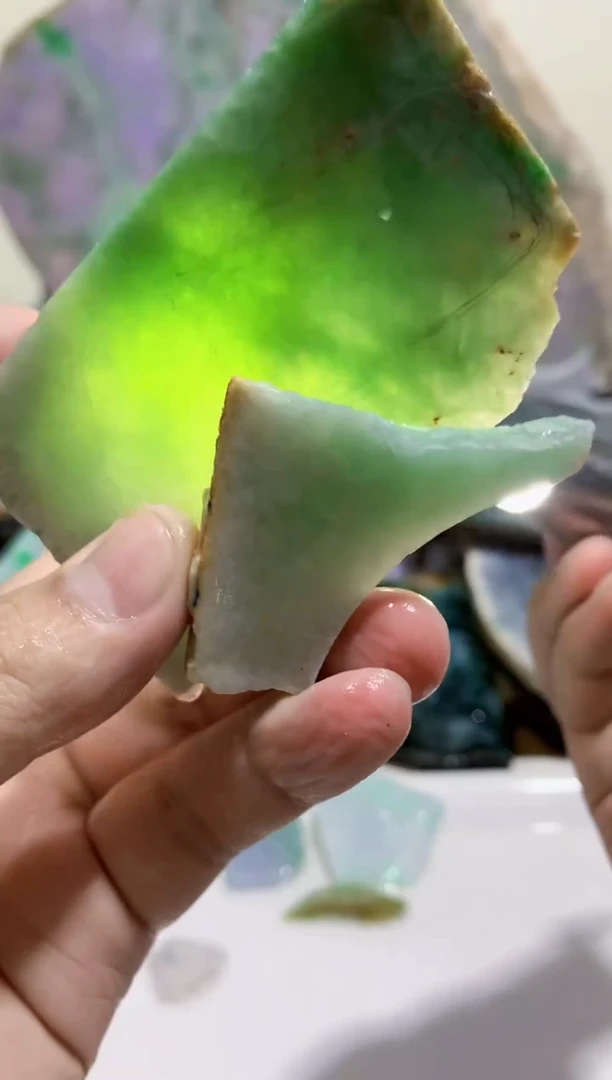 裸石翡翠0蒙0翡翠珠宝336