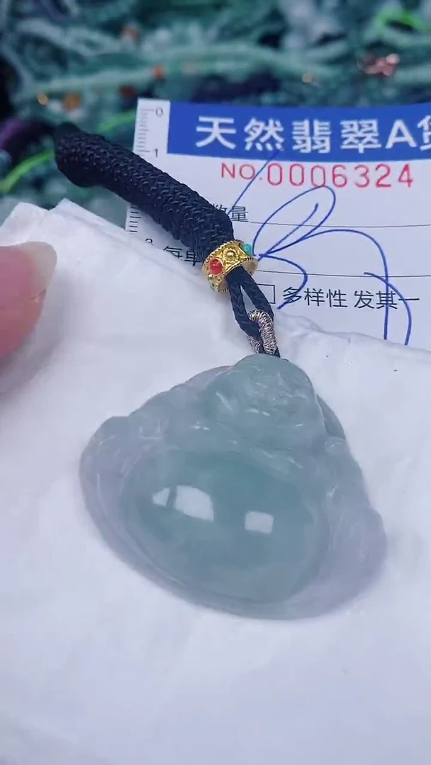 翡翠未镶嵌颈饰00006324