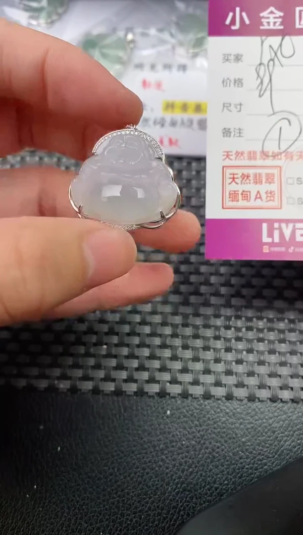 翡翠银S925镶嵌颈饰·