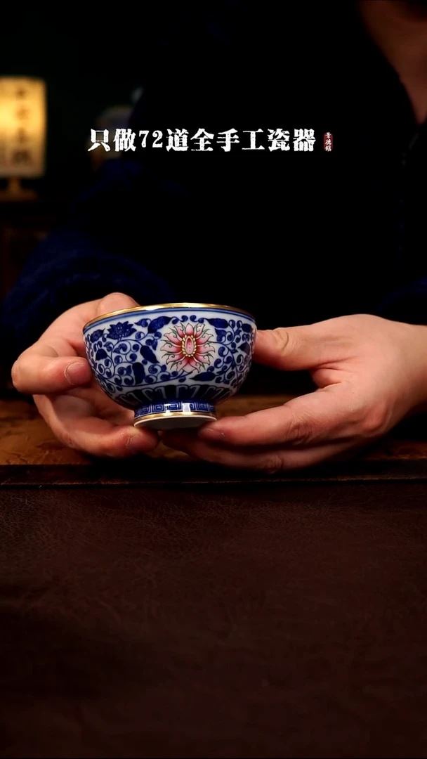 摆件陶景德镇现代手工手绘陶瓷