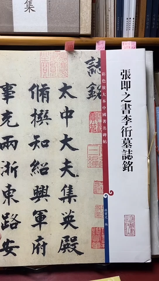 张即之书李墓志铭（彩色放大）