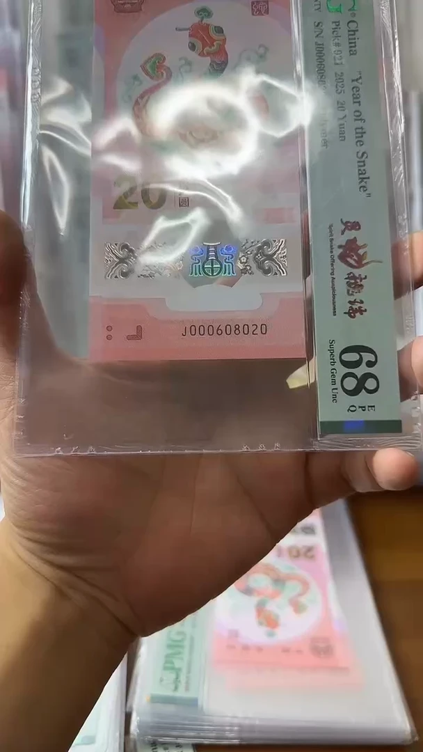 塑料000608020-蛇钞单张