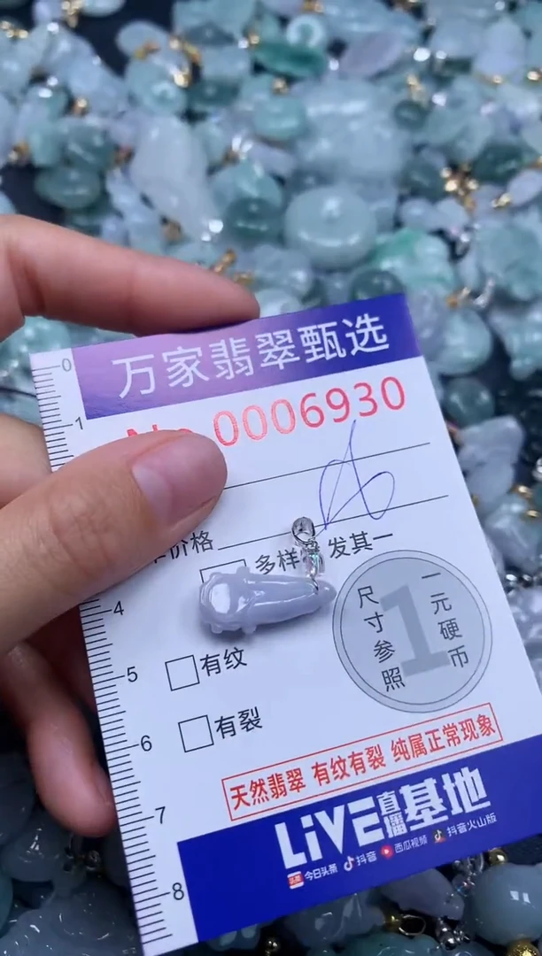 吊坠(不含链)未镶嵌翡翠6930