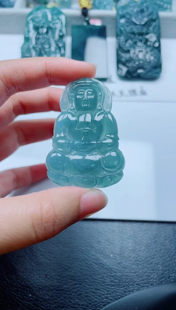 颈饰未镶嵌翡翠多样性发货随机发货-正装观音