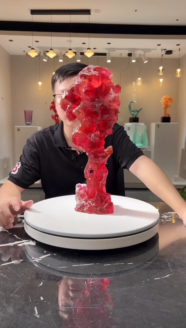 摆件巴比特美学 金红大号太湖石