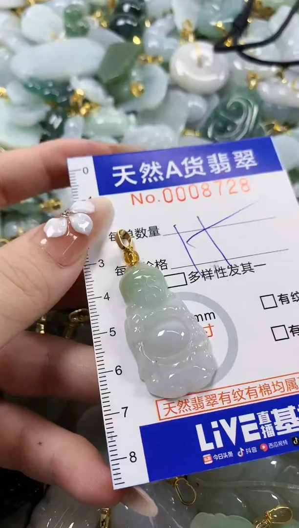 颈饰未镶嵌翡翠天然A货翡翠