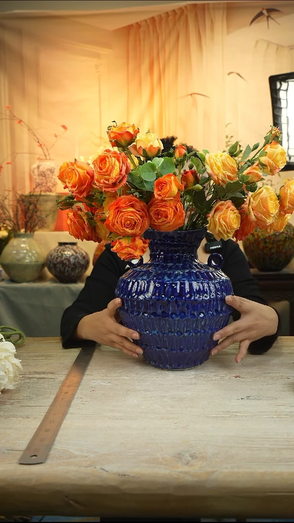 高度27口径12陶瓷花瓶