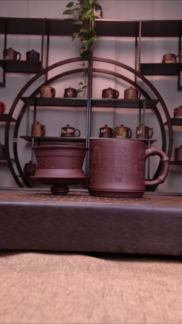 茶杯紫砂新品体验款厚德载物400-450CC容量