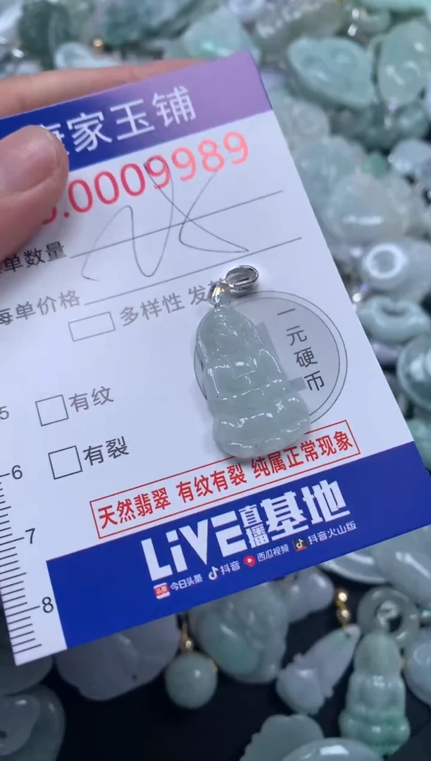 颈饰未镶嵌翡翠9989