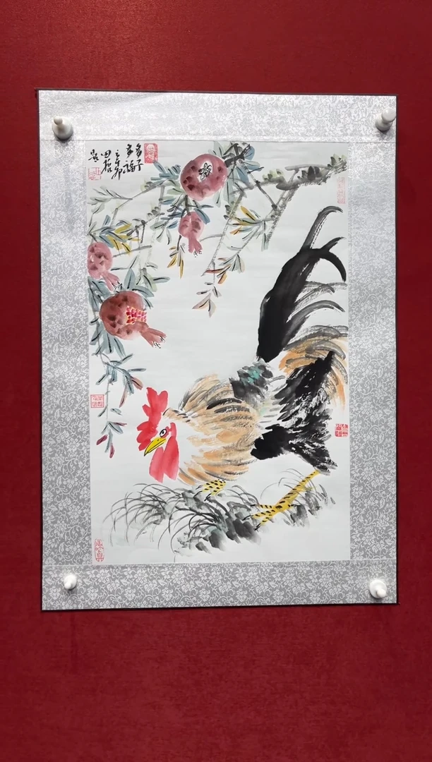 国画田哲老师现场创作 23