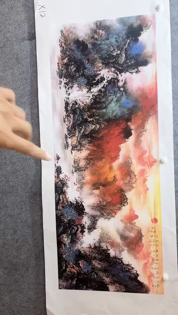 国画九霄甄选国画作品x12