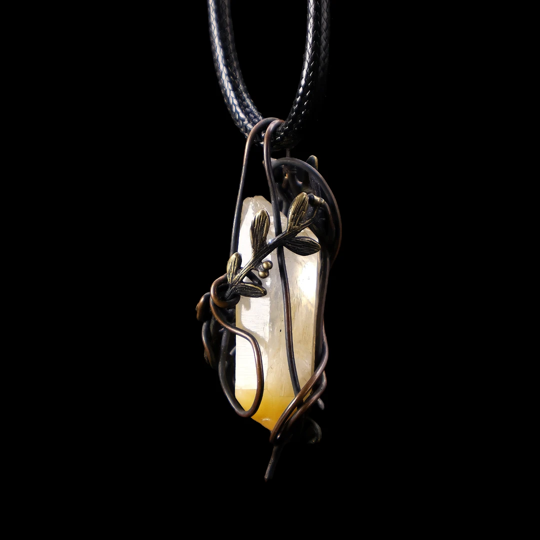 非金属棉绳项链 【龙炁觉醒】原创原石项链923d