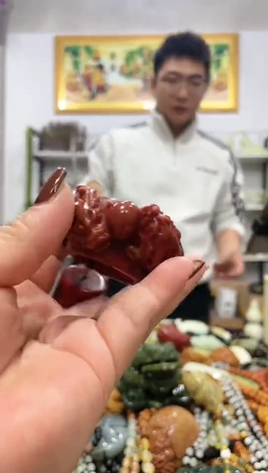 未镶嵌蛇纹石玉手把