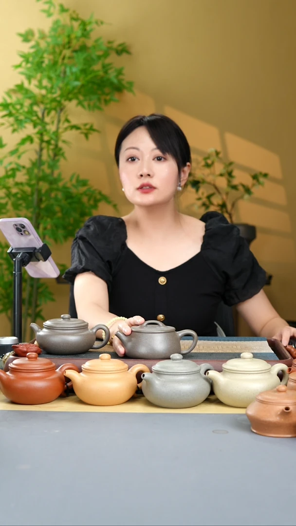 茶壶紫砂蟹壳青宽口石瓢哦哦200C