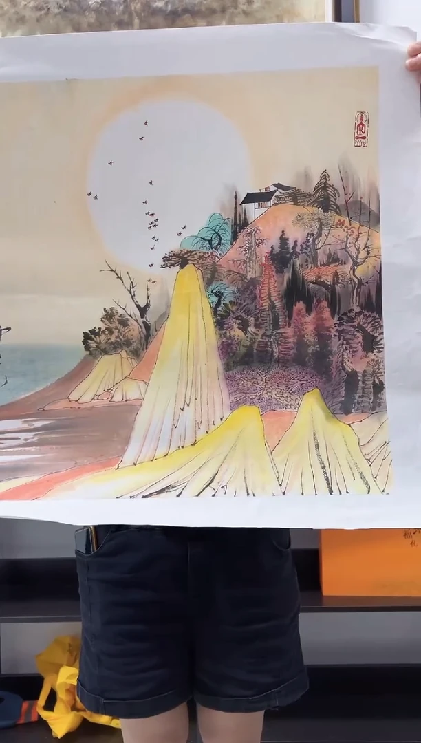 国画阳小毛老师作品精品