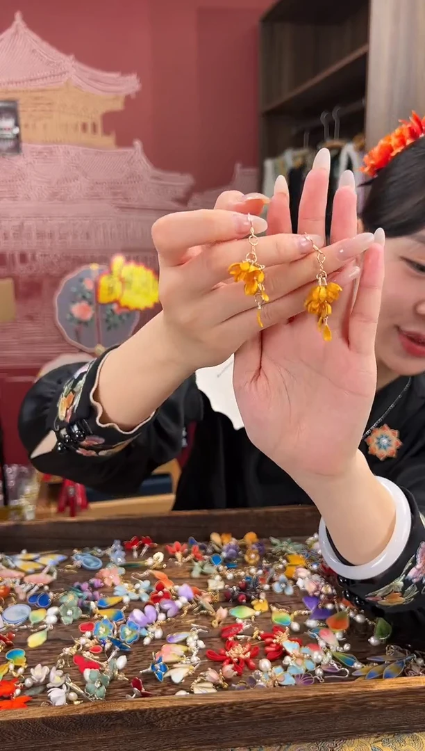 【闪购商品】刺绣苏绣世家非遗手工(耳环)