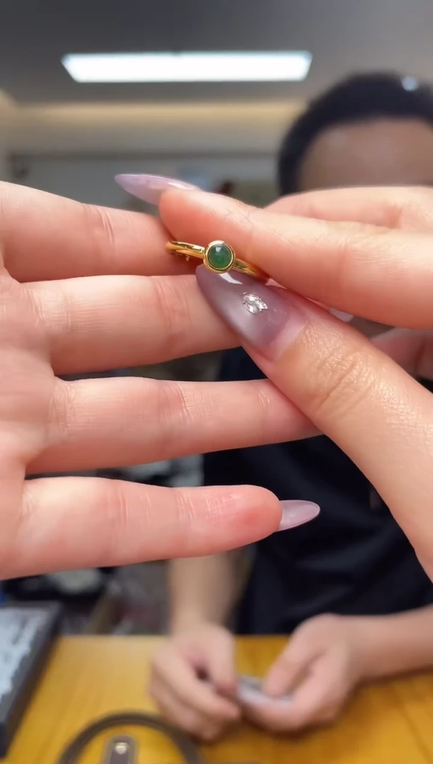 翡翠戒指未镶嵌（多样性单个发货）