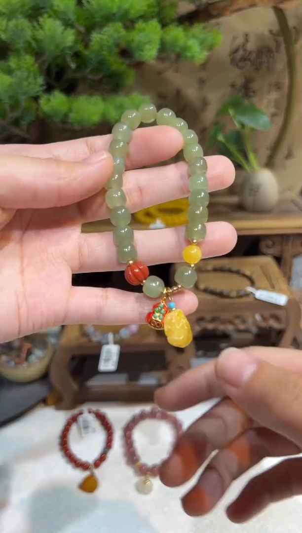 未镶嵌手串和田玉手饰@@