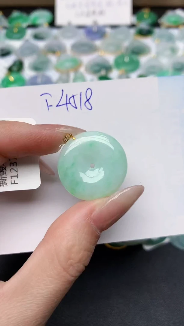 颈饰未镶嵌翡翠天然缅甸A货翡翠百元以上9元证书费自理