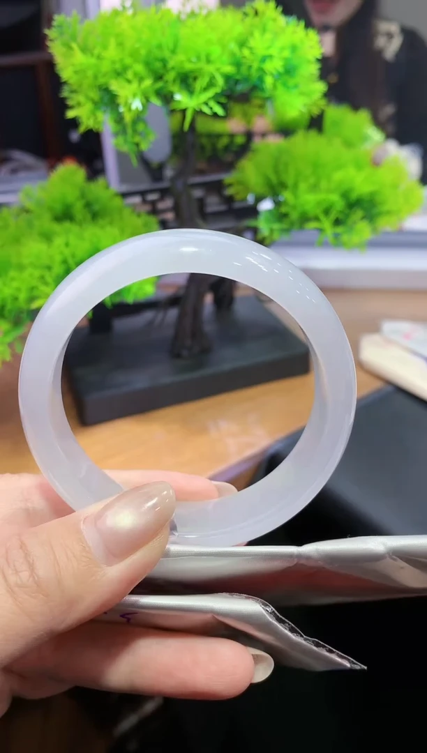 未镶嵌手镯翡翠k47天然A货缅甸翡翠58.5