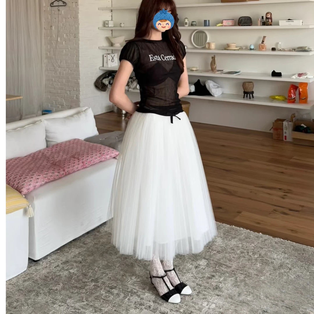 （M1）夏季新款网纱半裙 DK211568