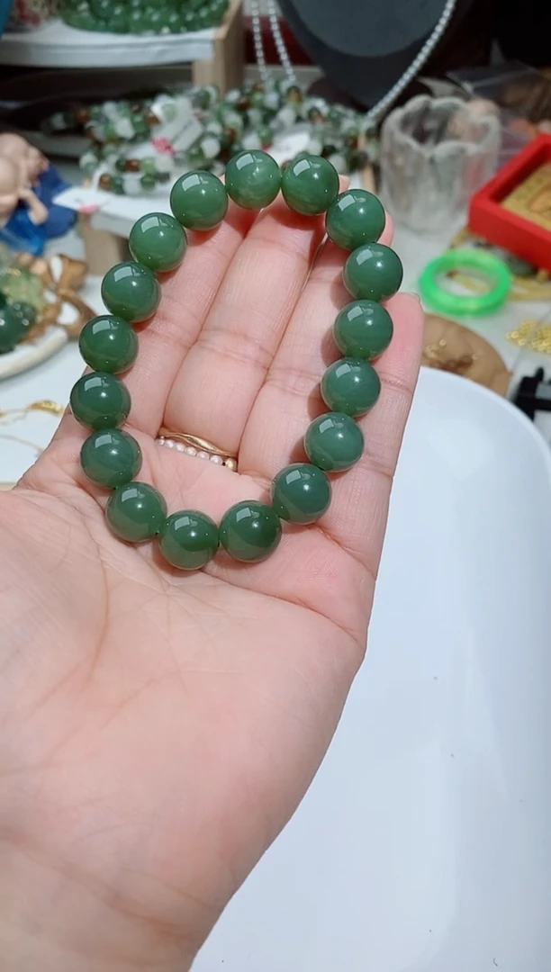 手链未镶嵌和田玉（碧玉）下**劫495一条下凡的