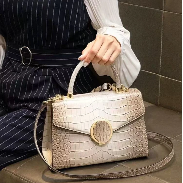 轻奢高颜值女士手提包单肩斜挎包时尚百搭真皮手拎包A0518